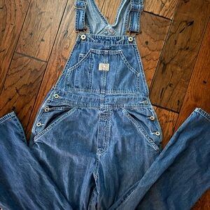 Vintage Denim Overalls Old Navy Women large classic chic pinup rockabilly